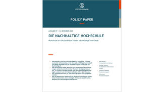 Die nachhaltige Hochschule (Cover) Die nachhaltige Hochschule (Cover)