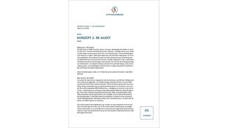 Konzept des zweiten Re-Audits Konzept des zweiten Re-Audits